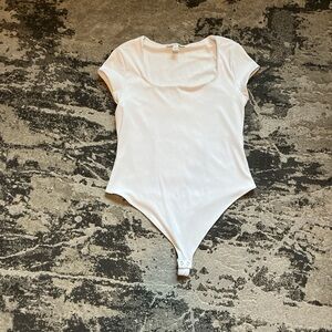 White Short Sleeve Bodysuit